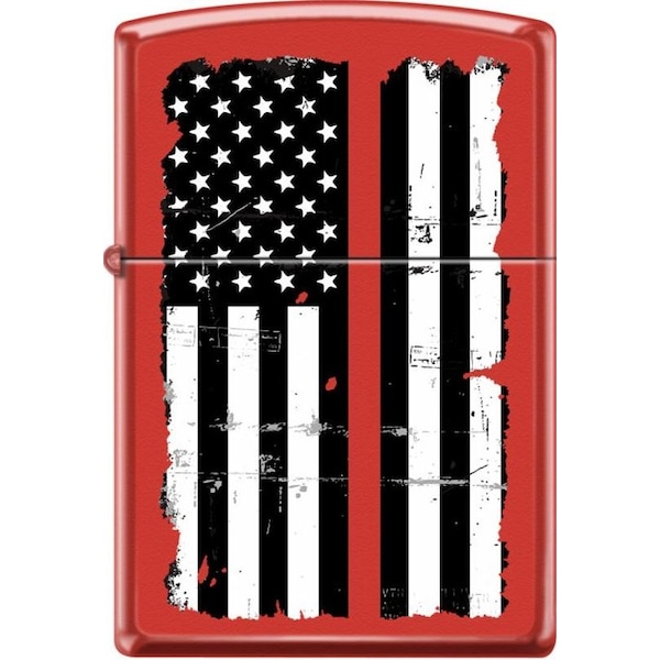 Zippo 2024 Zippo U.S. Flag Red Line Red Matte ZIP-233CI405005 - main